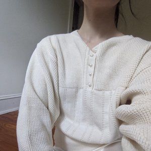 SOLD! Vintage pearl button sweater
